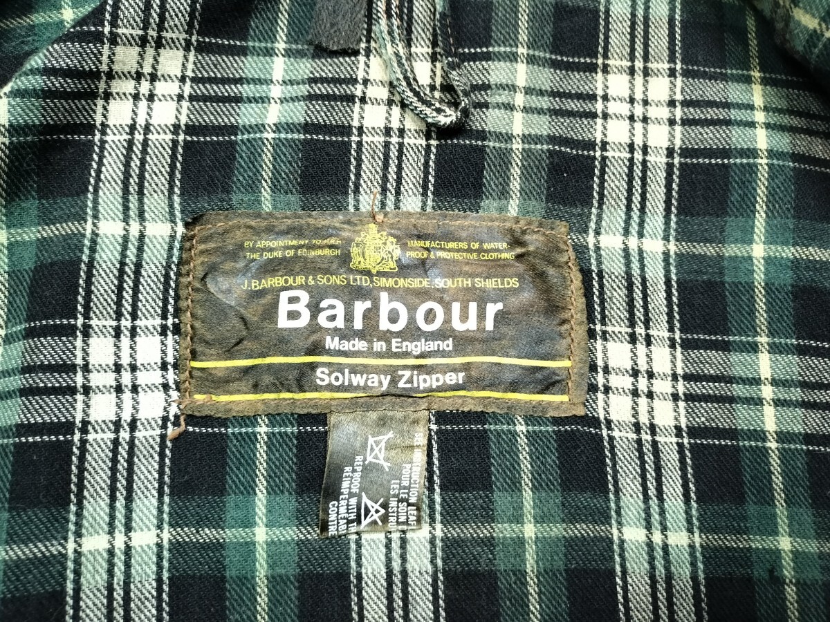 Mint 70s BARBOUR SOLWAY ZIPPER c40バブアー ソルウェイ Mint 70s BARBOUR SOLWAY ZIPPER c40バブアー ソルウェイ