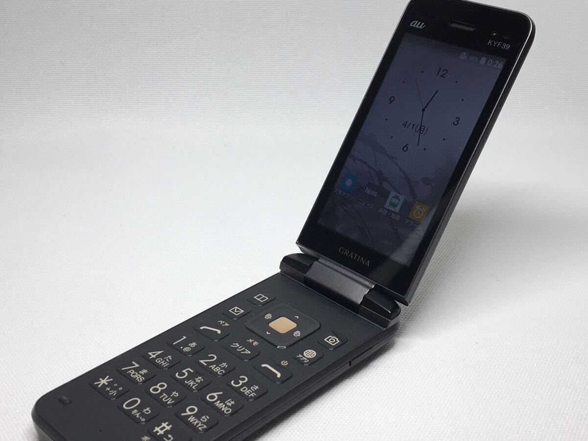 美品 箱 付属品付 au KYF39 GRATINA グラティーナ KYOCERA 美品 箱 付属品付 au KYF39 GRATINA グラティーナ KYOCERA