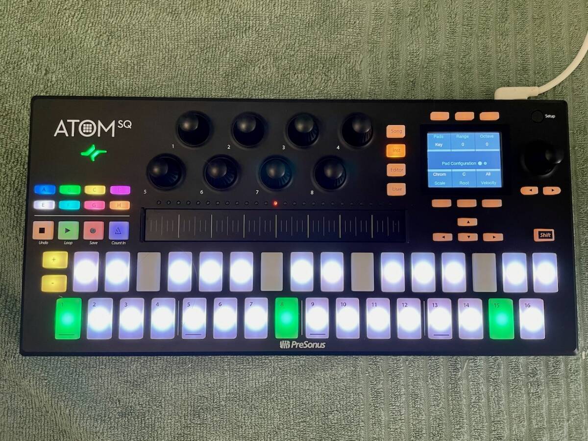 PreSonus ATOM SQ MIDIコントローラー　Ableton Live ネイティブ対応　美品