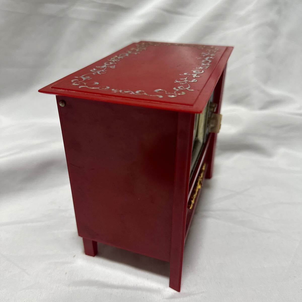 [ Showa Retro JANICA музыкальная шкатулка есть Mini цвет телевизор электронно-лучевая трубка type jue Reebok s текущее состояние товар ]