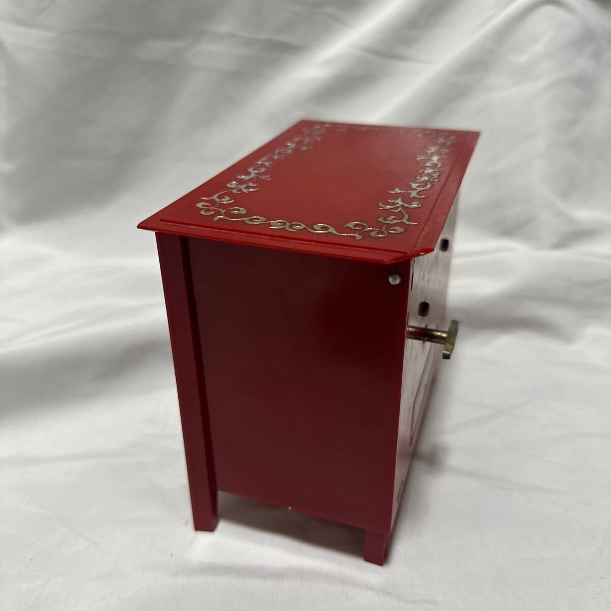 [ Showa Retro JANICA музыкальная шкатулка есть Mini цвет телевизор электронно-лучевая трубка type jue Reebok s текущее состояние товар ]