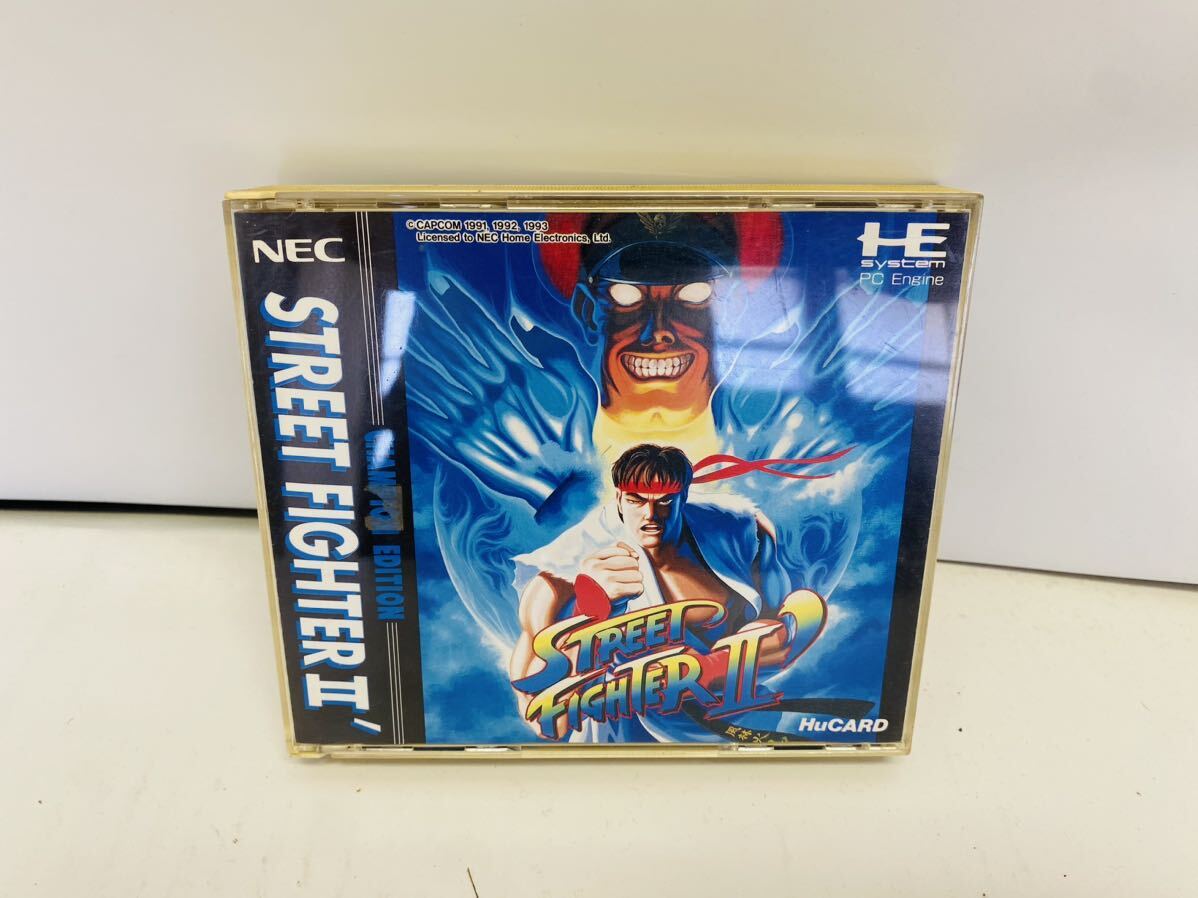 貴重 コレクター放出品 PCエンジン ストリートファイターⅡダッシュ STREET FIGHTER2 NEC Huカード HE SYSTEM PC Engine HuCARD PCE