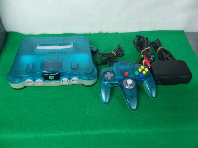 1円〜 同梱不可 ジャンク Nintendo 64 クリアブルー 本体 1円〜 同梱不可 ジャンク Nintendo 64 クリアブルー 本体