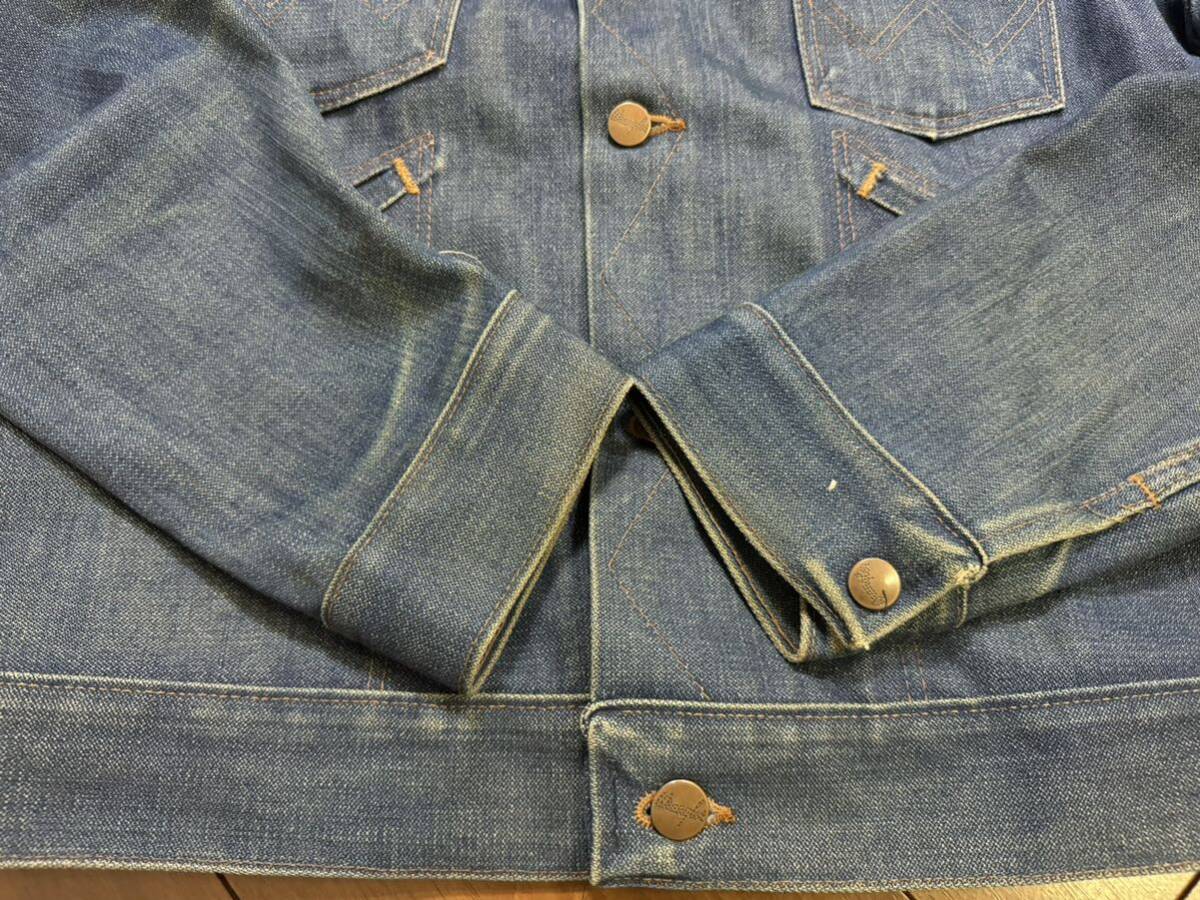 濃紺 Wrangler 80s USA製 ビンテージ 三角タグ 126mj デニム 濃紺 Wrangler 80s USA製 ビンテージ 三角タグ 126mj デニム