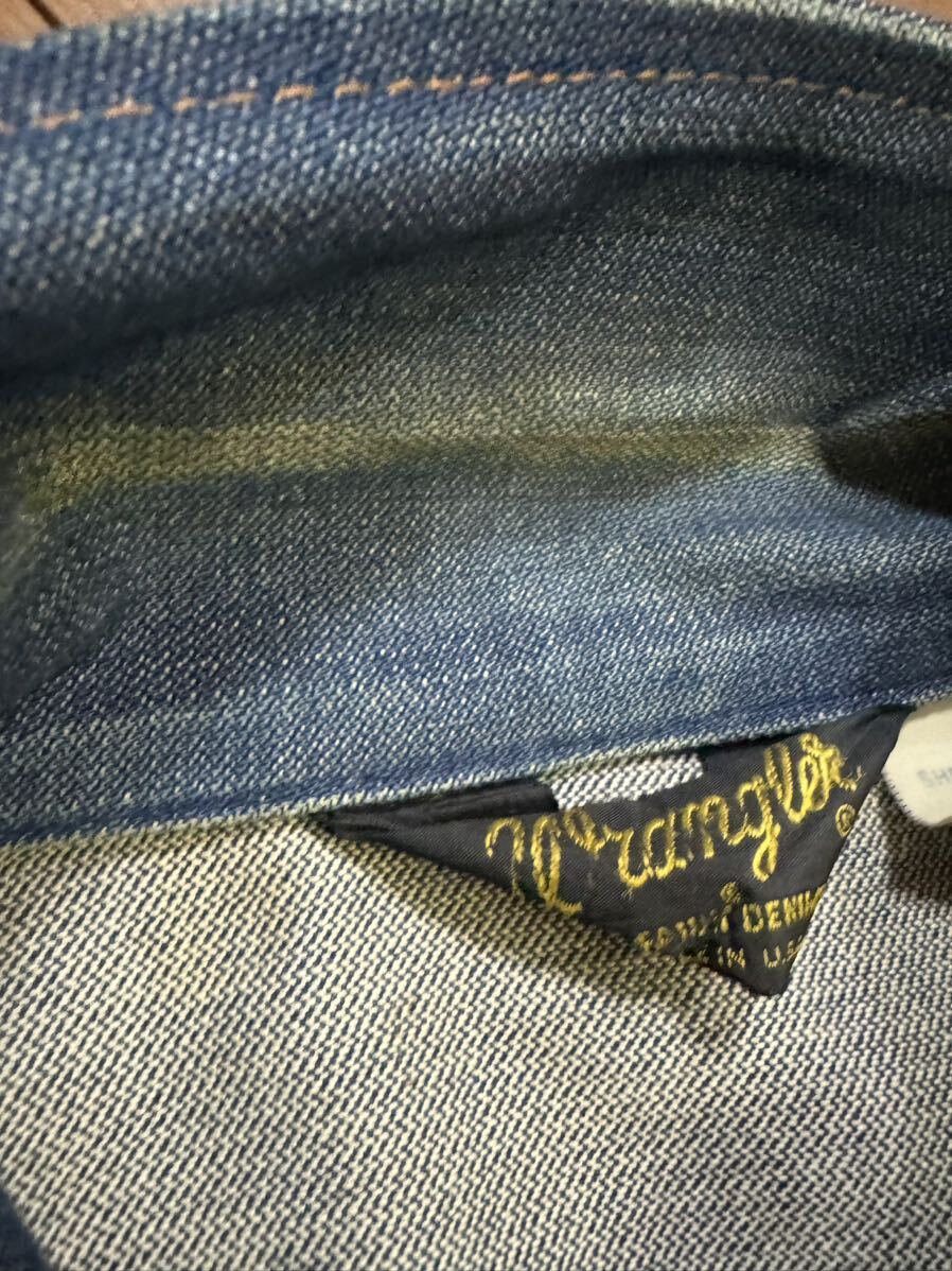 濃紺 Wrangler 80s USA製 ビンテージ 三角タグ 126mj デニム 濃紺 Wrangler 80s USA製 ビンテージ 三角タグ 126mj デニム