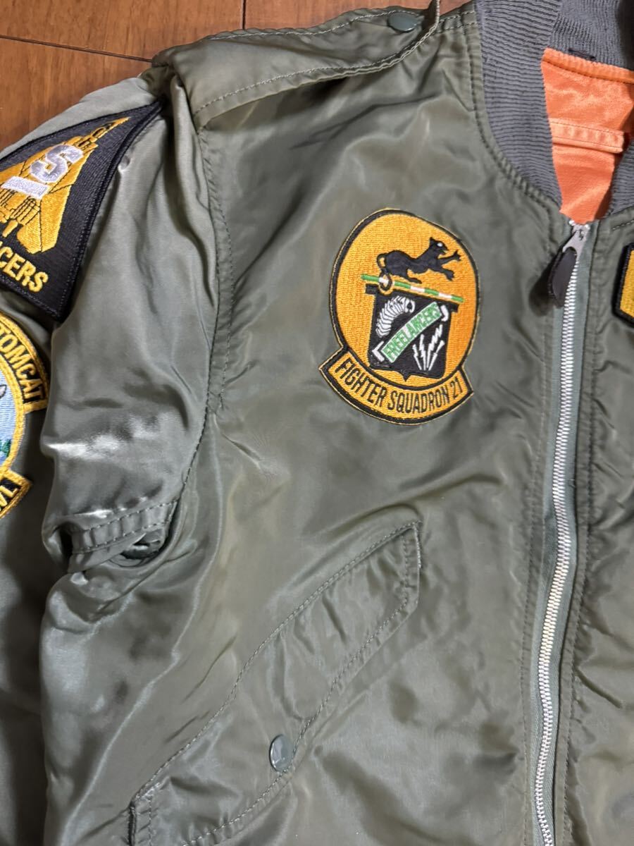 ALPHA INDUSTRIES 90s USA製 L-2B 黒タグ 民生品 フライト ALPHA INDUSTRIES 90s USA製 L-2B 黒タグ 民生品 フライト