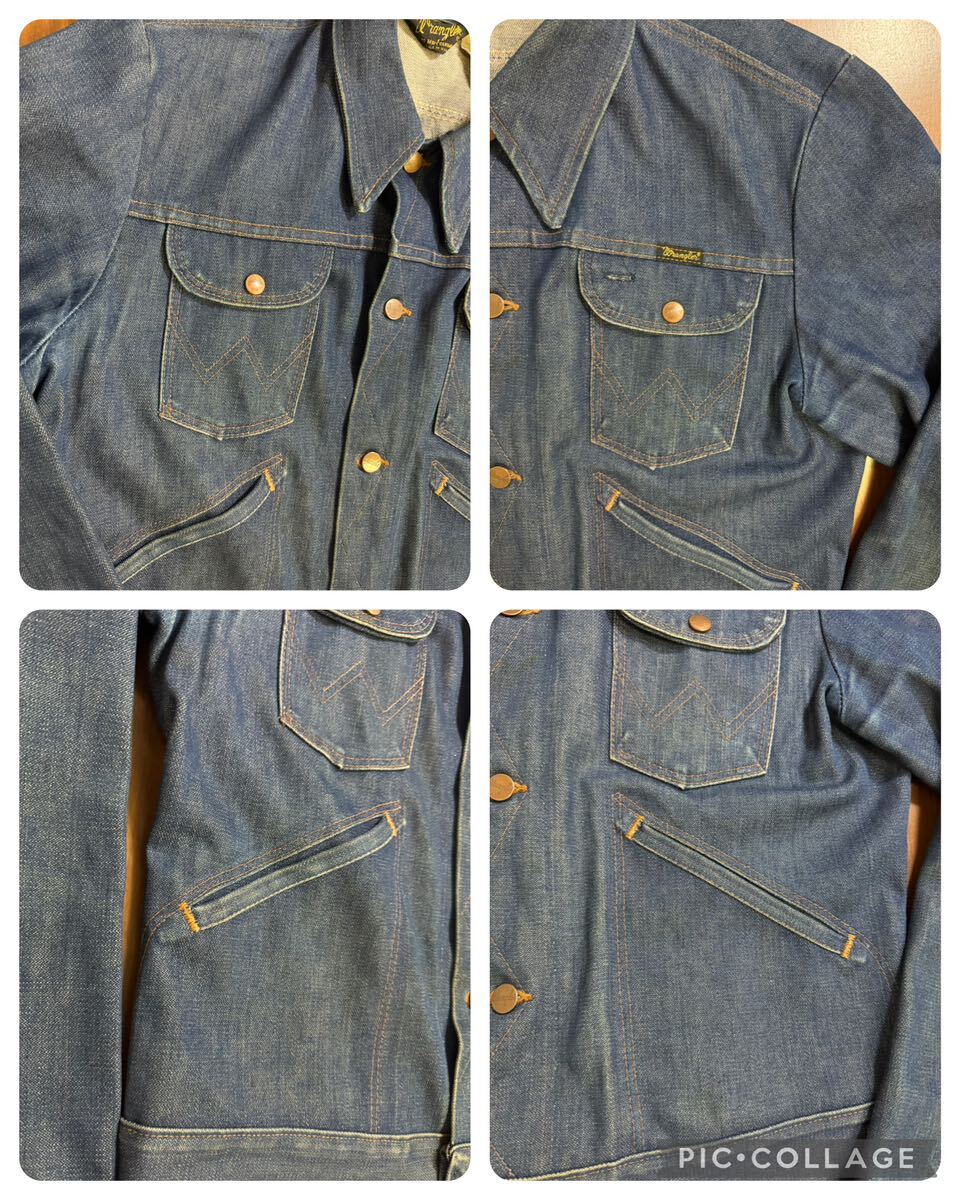 濃紺 Wrangler 80s USA製 ビンテージ 三角タグ 126mj デニム 濃紺 Wrangler 80s USA製 ビンテージ 三角タグ 126mj デニム