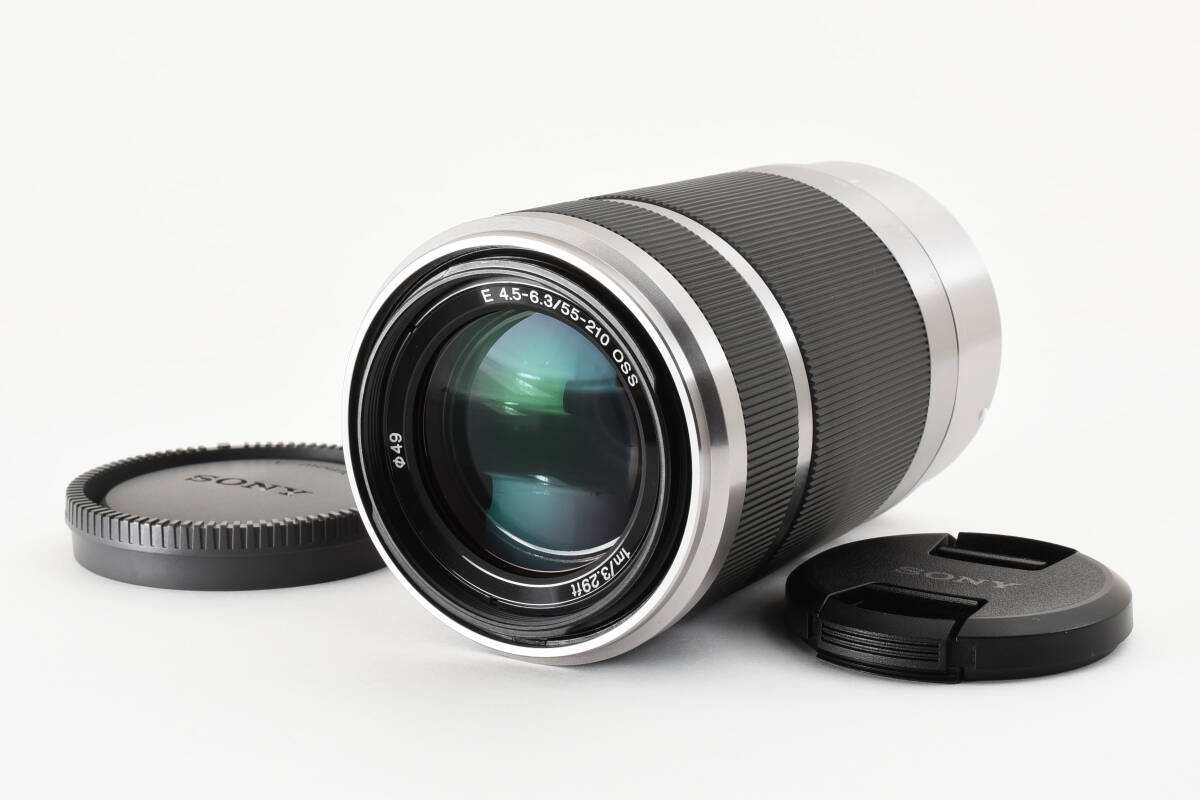 Sony E F4.5-6.3 55-210mm Lens for Sony E Mount Lens Silver