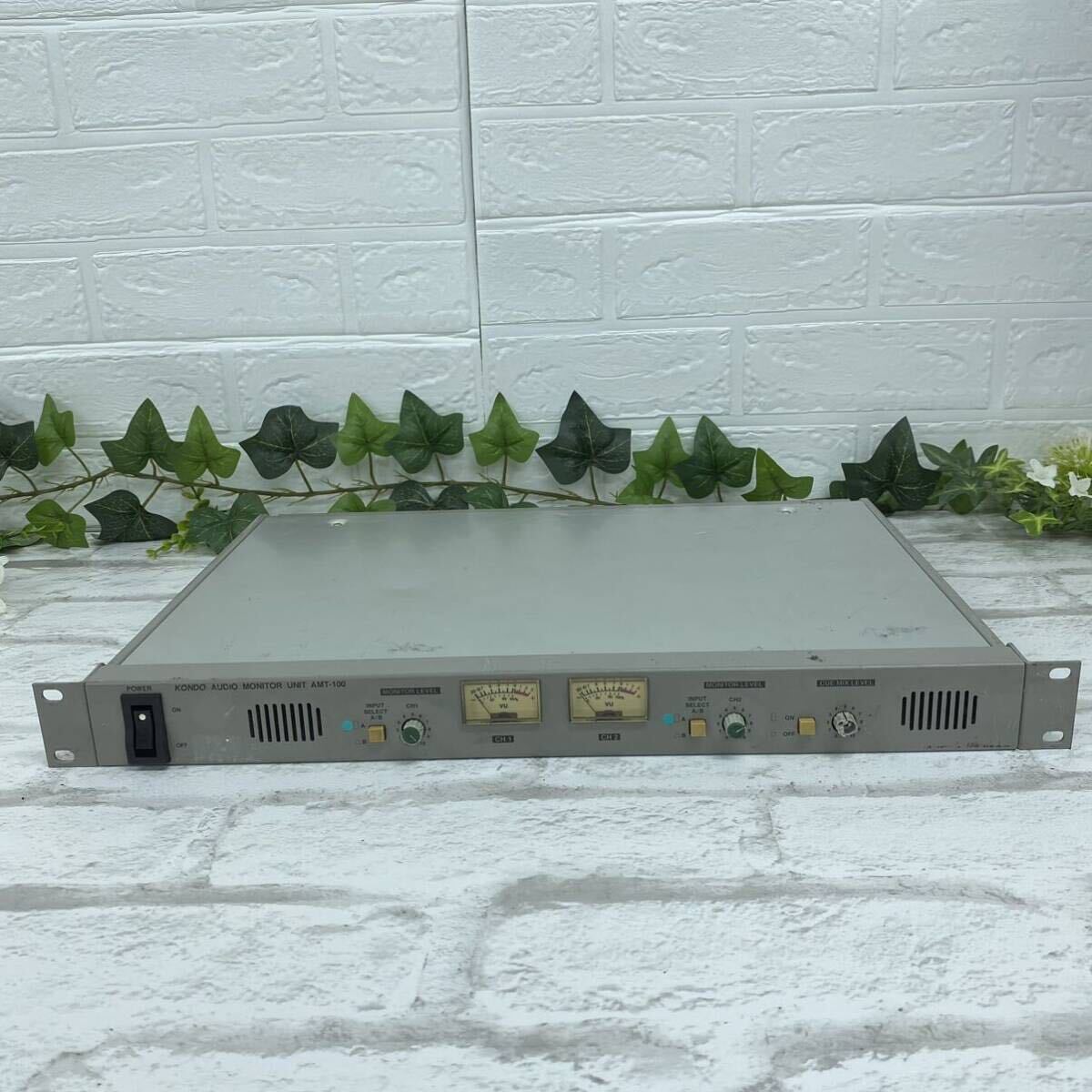 KONDO オーディオモニターユニット AMT-100 通電OK 中古 本体のみ