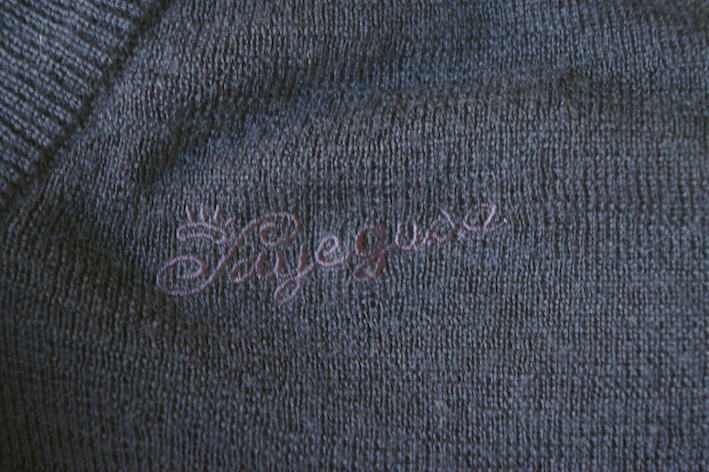  silver The. saegsaSayegusa the best navy wool 100% made in Japan 5