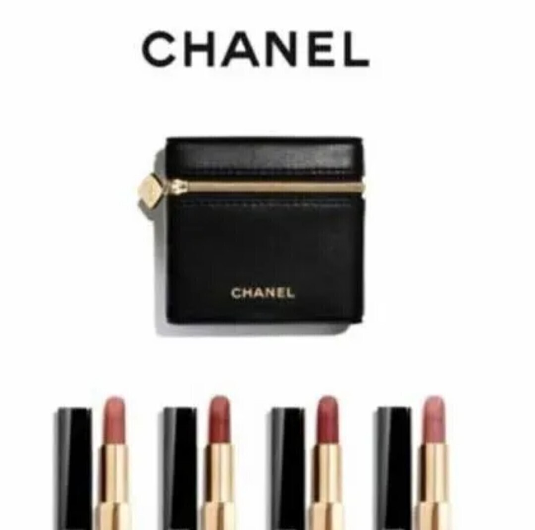 シャネル CHANEL ノベルティ リップケースポーチ チェーン付き シャネル CHANEL ノベルティ リップケースポーチ チェーン付き
