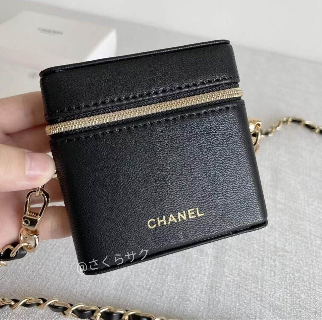 シャネル CHANEL ノベルティ リップケースポーチ チェーン付き シャネル CHANEL ノベルティ リップケースポーチ チェーン付き