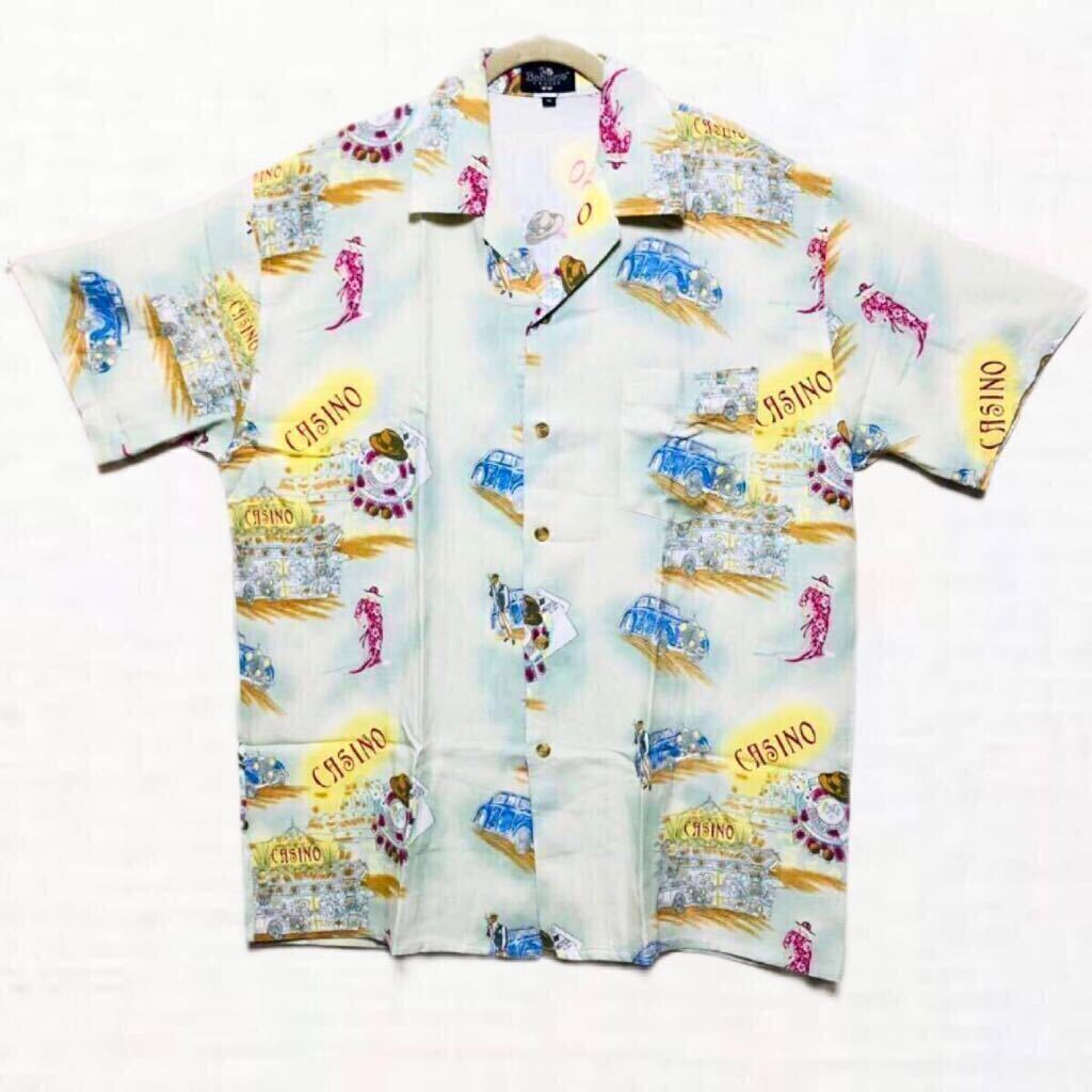 レア Bahama CRUISE ハワイアンシャツ XL アメリカ製 バハマクルーズ 激レア ビスコース レーヨン系