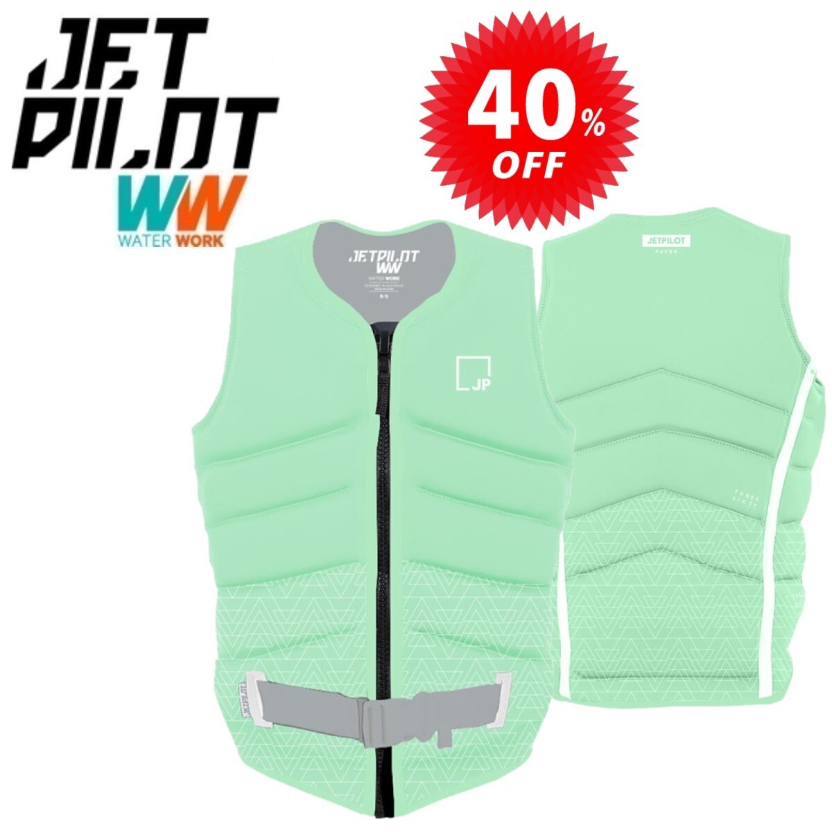 ジェットパイロット JETPILOT セール 40%オフ 送料無料 ペーサー X1 F/E レディース ネオベスト JA21209 ミント 8/S サップ