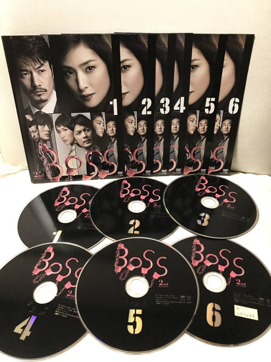 BOSS 1st & 2nd Season DVD 各6枚組 合計12枚セット レンタルUP BOSS 1st & 2nd Season DVD 各6枚組 合計12枚セット レンタルUP