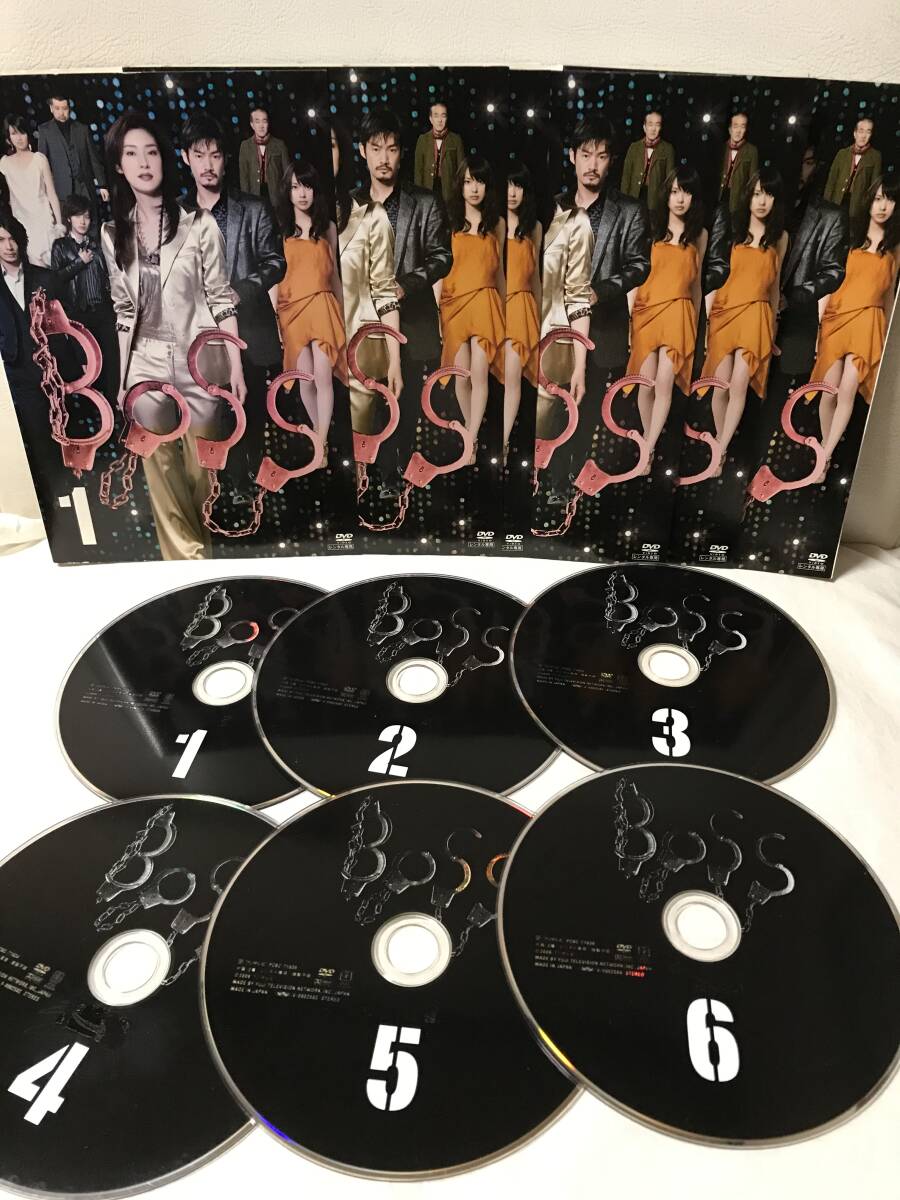 BOSS 1st & 2nd Season DVD 各6枚組 合計12枚セット レンタルUP BOSS 1st & 2nd Season DVD 各6枚組 合計12枚セット レンタルUP
