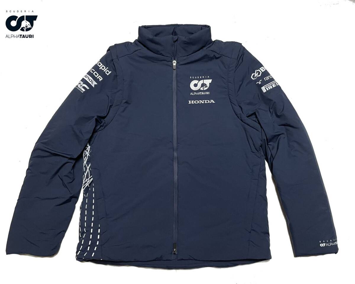 アルファタウリ　2023支給品 2wayジャケット M 　未使用 非売品 角田裕毅　リカルド　ローソン　ホンダ HRC F1　