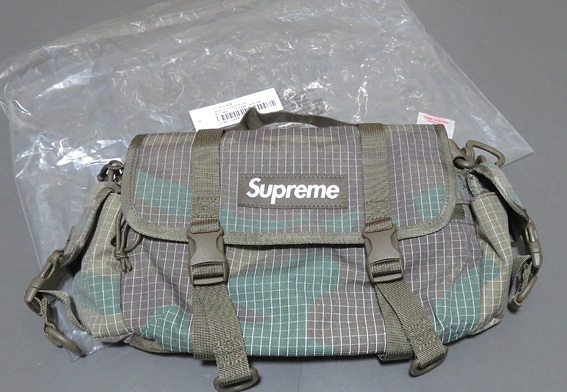 24ss Supreme Mini Duffle Bag Woodland Camo