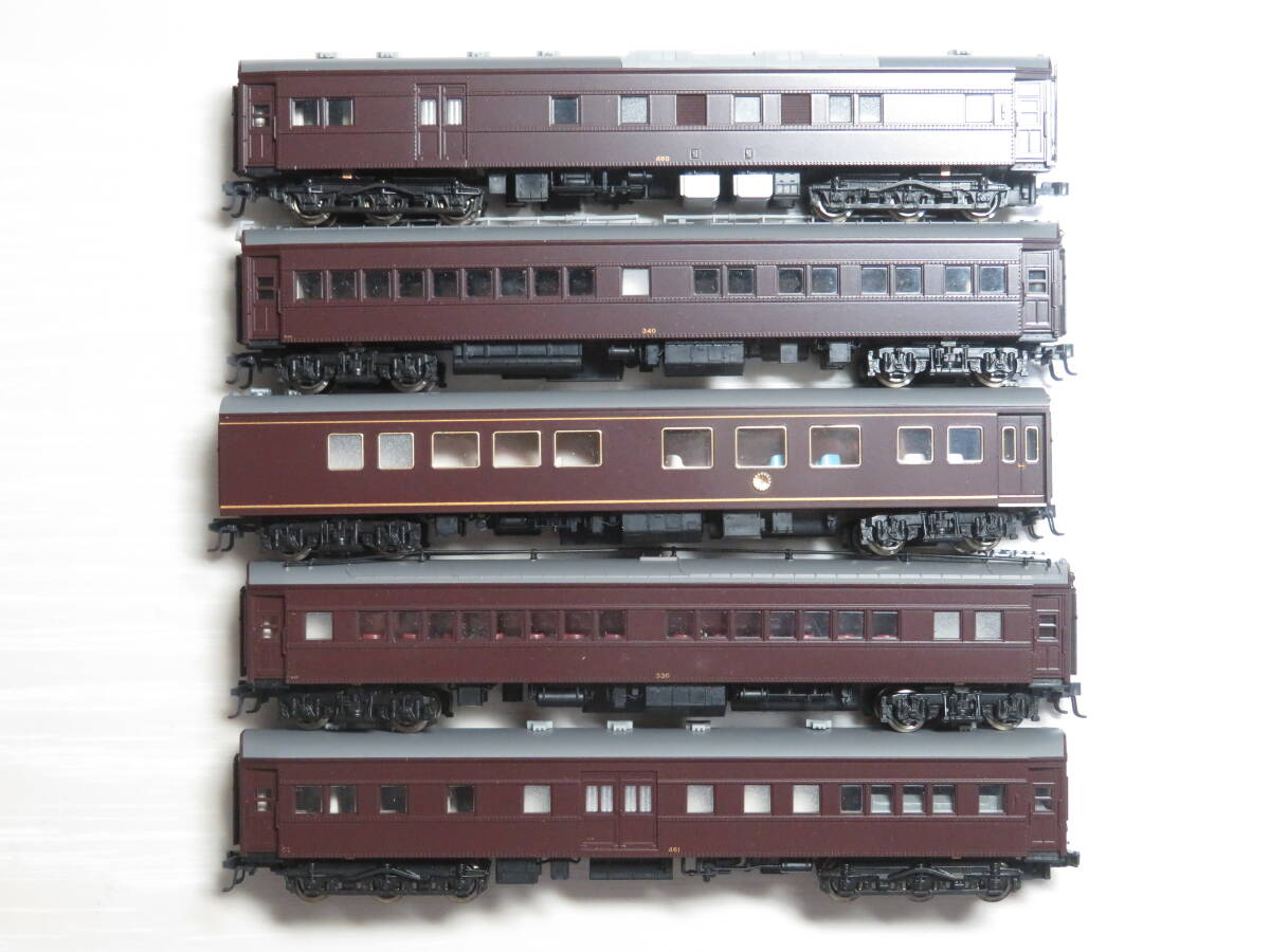 KATO 10-418 お召列車一号編成 5両セット テールライト点灯OK KATO 10-418 お召列車一号編成 5両セット テールライト点灯OK