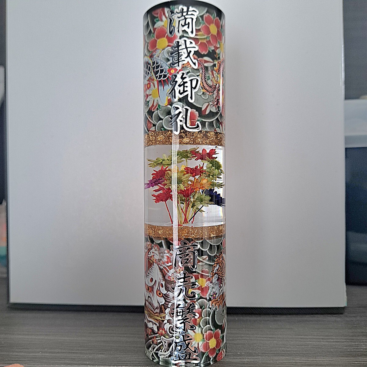 シフトノブ トラック 水中花 デコトラ 旧車 金箔 和柄 シフトノブ トラック 水中花 デコトラ 旧車 金箔 和柄