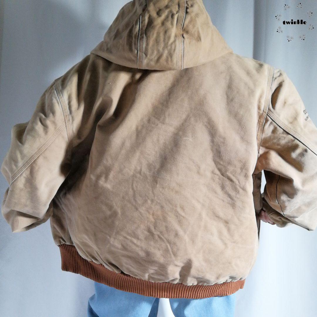 古着 90s~00s Carhartt カーハート 企業ロゴ刺繍 ダック 古着 90s~00s Carhartt カーハート 企業ロゴ刺繍 ダック
