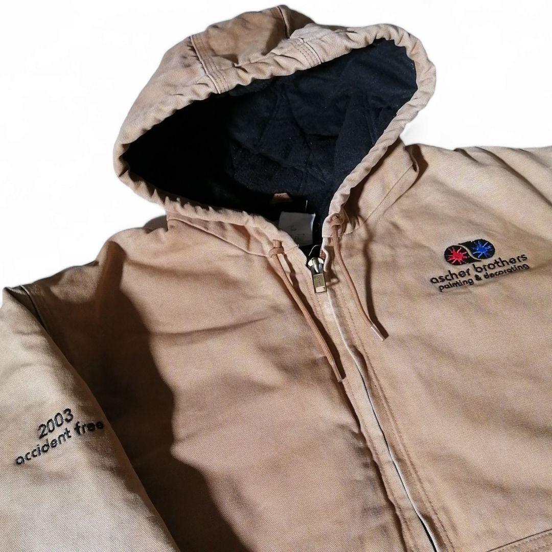 古着 90s~00s Carhartt カーハート 企業ロゴ刺繍 ダック 古着 90s~00s Carhartt カーハート 企業ロゴ刺繍 ダック