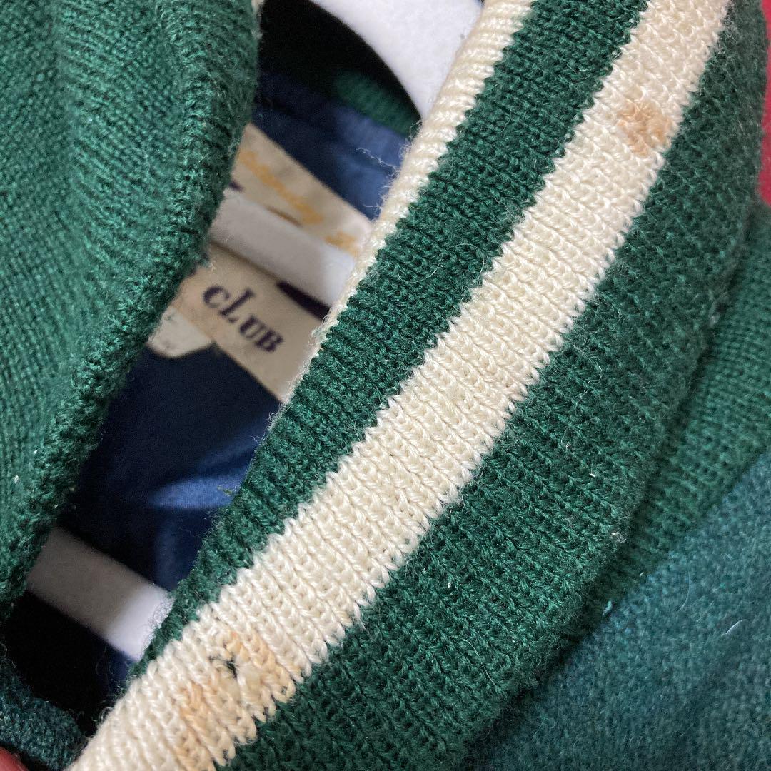 古着 日本製 90s 90年代 ヴィンテージ 袖レザー ウール 古着 日本製 90s 90年代 ヴィンテージ 袖レザー ウール