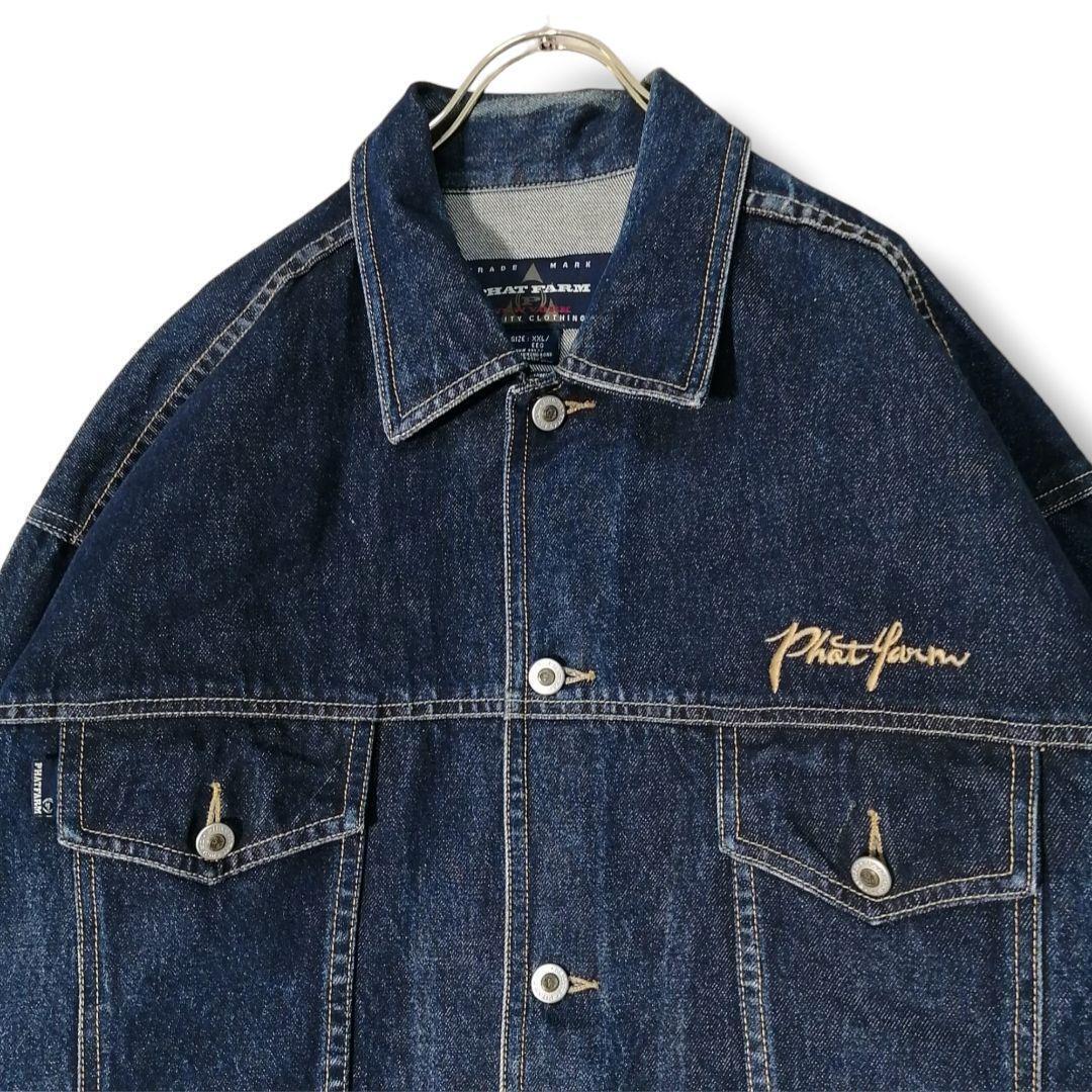 古着 00s PHATFARM ファットファーム デニムジャケット Gジャン 古着 00s PHATFARM ファットファーム デニムジャケット Gジャン