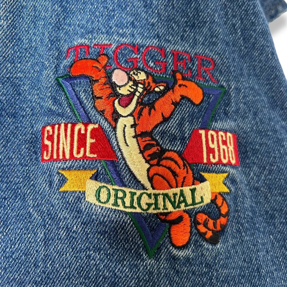 古着 90年代 Disney ディズニー デニムスタジャン バーシティー 古着 90年代 Disney ディズニー デニムスタジャン バーシティー