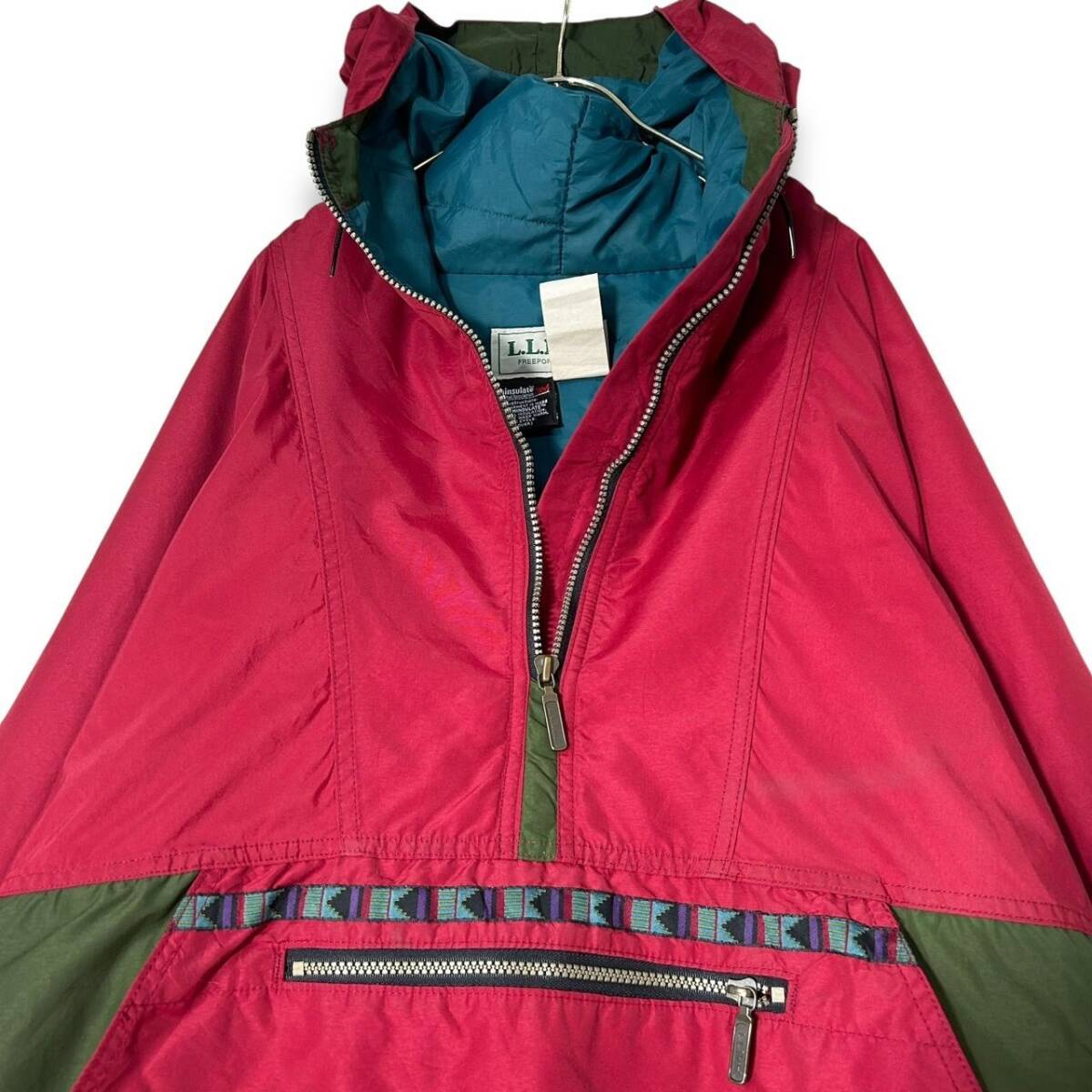 古着 80年代 USA製 L L bean エルエルビーン アノラックパーカー 古着 80年代 USA製 L L bean エルエルビーン アノラックパーカー