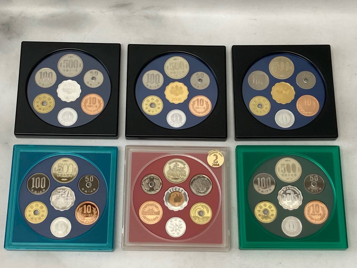 プルーフ貨幣セット　1998年〜2003年 プルーフ貨幣セット 1998 1999 2001 2002 2003 2004 2008 全7点