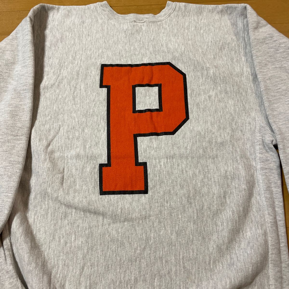 両面 princeton チャンピオン リバースウィーブ スウェット USA製 ビンテージ プリンストン 90s Champion 