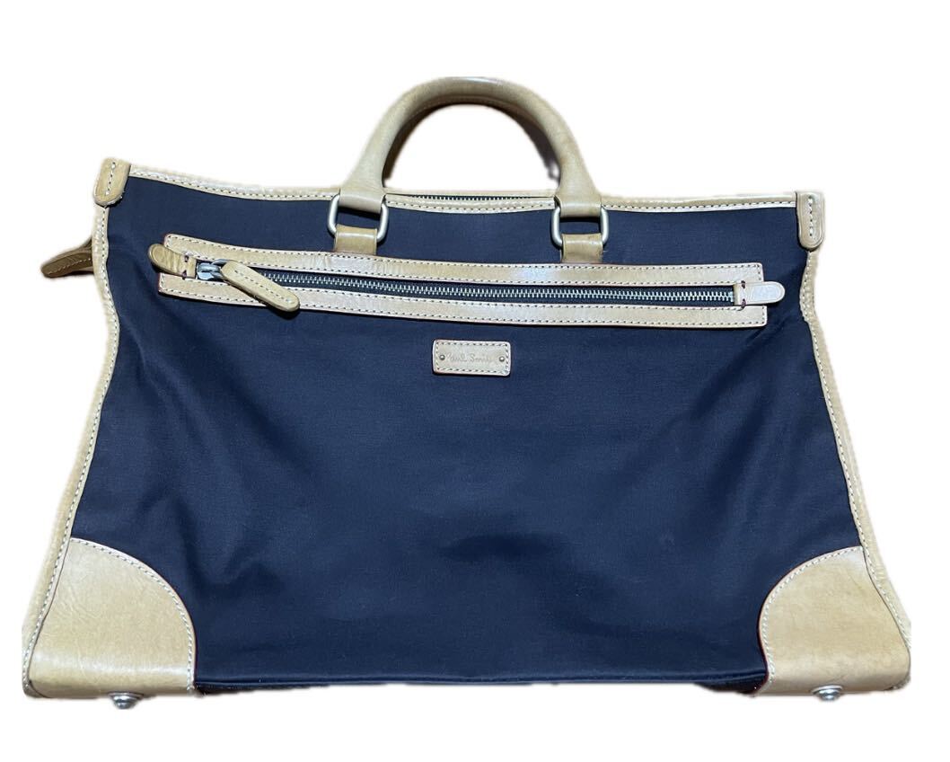 Paul Smith ポールスミス ビジネスバッグ ブラック系 ショルダー PST740 2Way カバン 鞄 定価 30，000円超え 革 仕事 スーツ