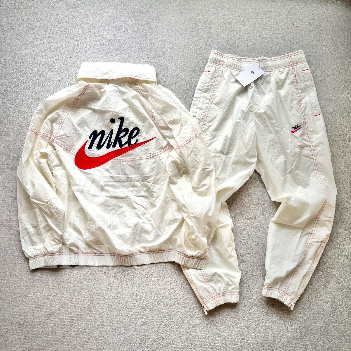 新品 NIKE上下セットアップ XLサイズ 白赤 ナイキ ナイロン 新品 NIKE上下セットアップ XLサイズ 白赤 ナイキ ナイロン