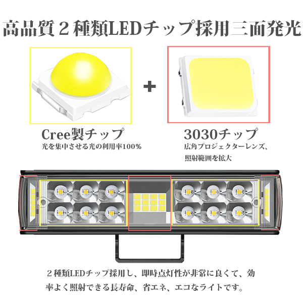  три поверхность люминесценция 7 дюймовый LED рабочее освещение рабочее освещение предупредительный сигнал прожекторное освещение фары SUV ATV новый товар Land Cruiser белый 3M7C-60W 12V/24V 2 шт 