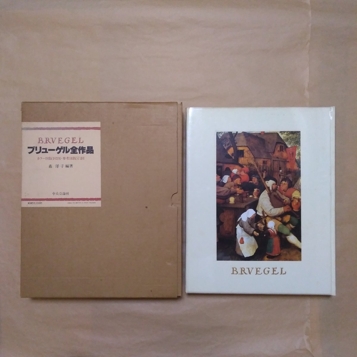 ブリューゲル全作品集 森洋子 編著 中央公論社刊 ◇ブリューゲル全作品 森洋子編著 中央公論社 定価53000円