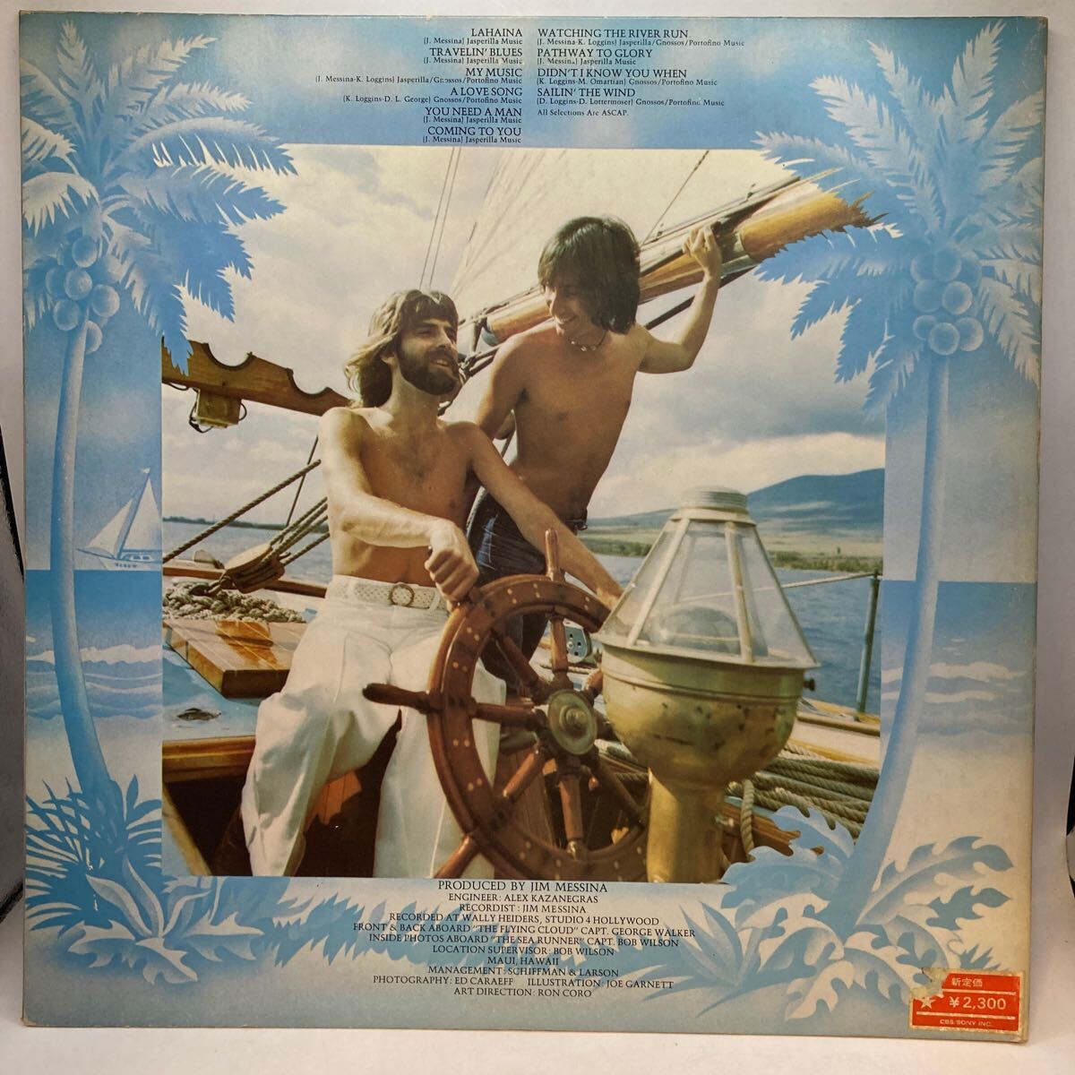 美盤 LP 帯付「ロギンス&メッシーナ / フル?セイル / SOPM-79」