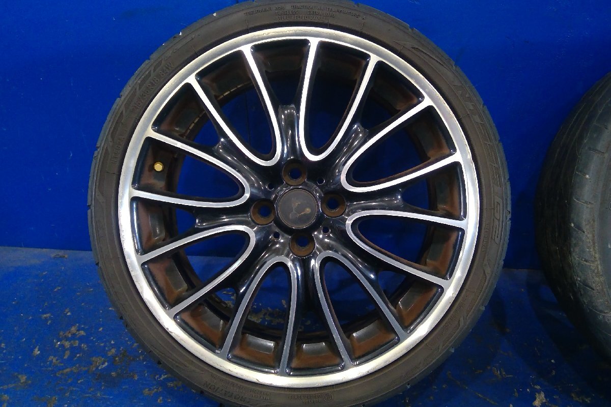 (H)MINI クラブマン 純正 JCW 18インチ アルミ ホイール 7J +52 PCD100・タイヤ 215/35R18 4本セット クロススポーク R113 [2403364]