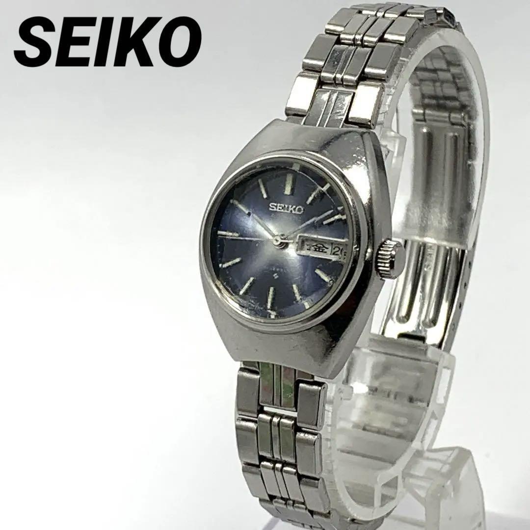 606 稼働品 SEIKO レディース 腕時計 自動巻 AUTOMATIC 17石 17LEWELS カレンダー 人気 希少 ビンテージ レトロ アンティーク 亀戸工場