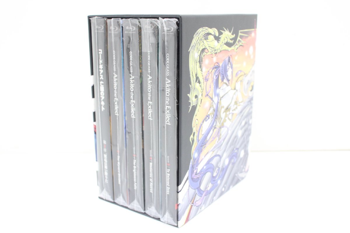05MA●コードギアス 亡国のアキト 最終章 Blu-ray 全5巻セット 収納BOX付き 中古