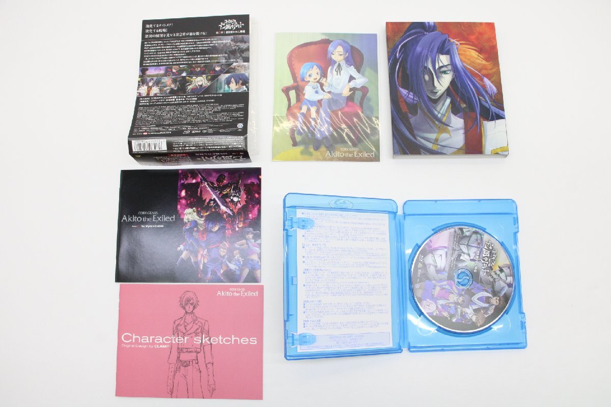 05MA●コードギアス 亡国のアキト 最終章 Blu-ray 全5巻セット 収納BOX付き 中古