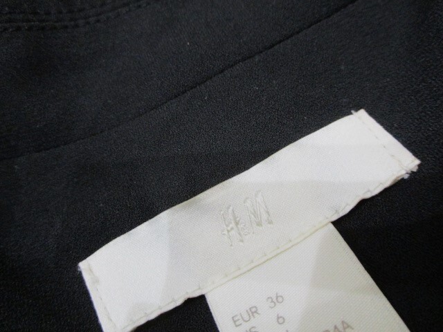 エイチアンドエム　H&M　黒　ジャケット　サイズ6　送料無料