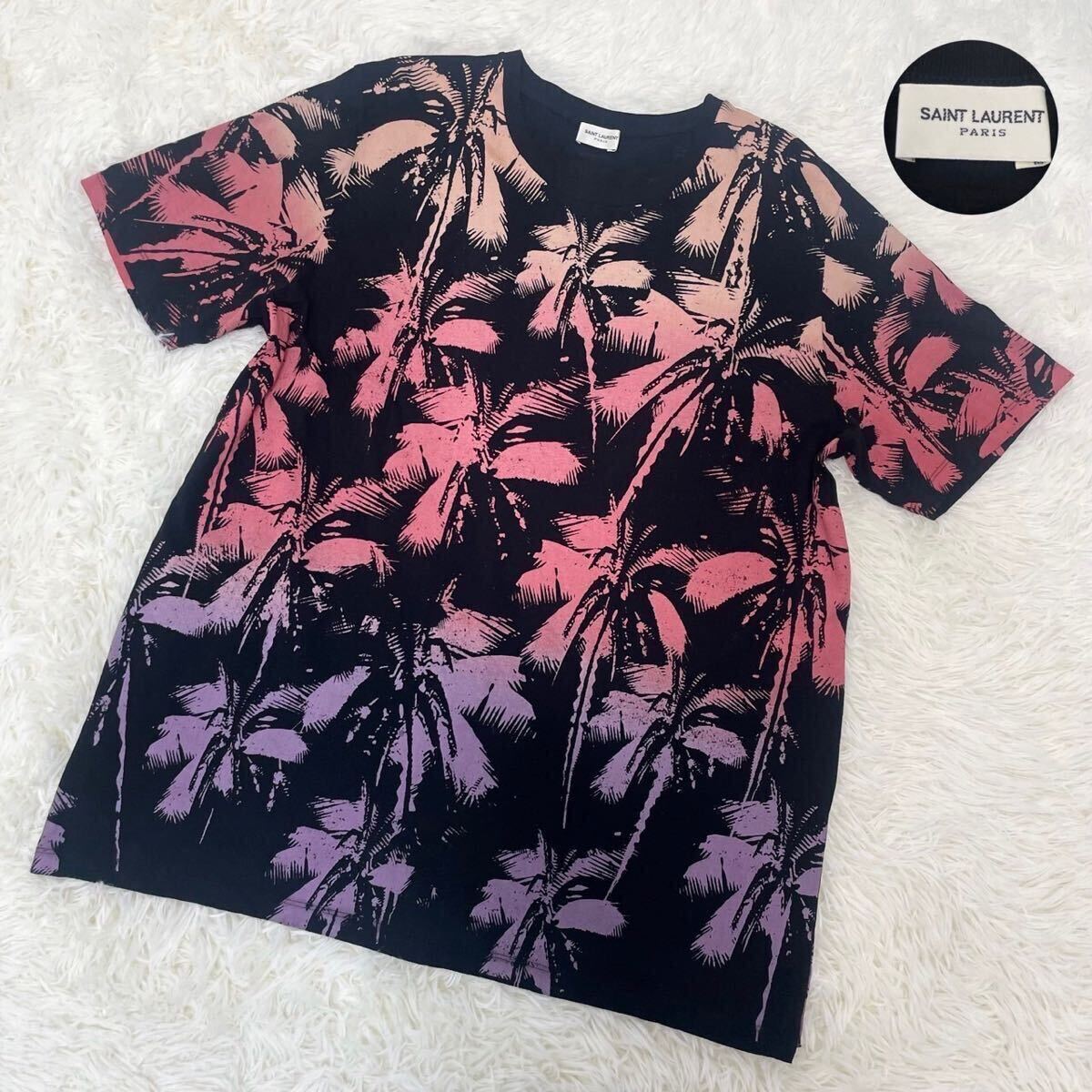 サンローラン xxl tシャツ カットソー saint laurent イブ イヴ サンローラン xxl tシャツ カットソー saint laurent イブ イヴ