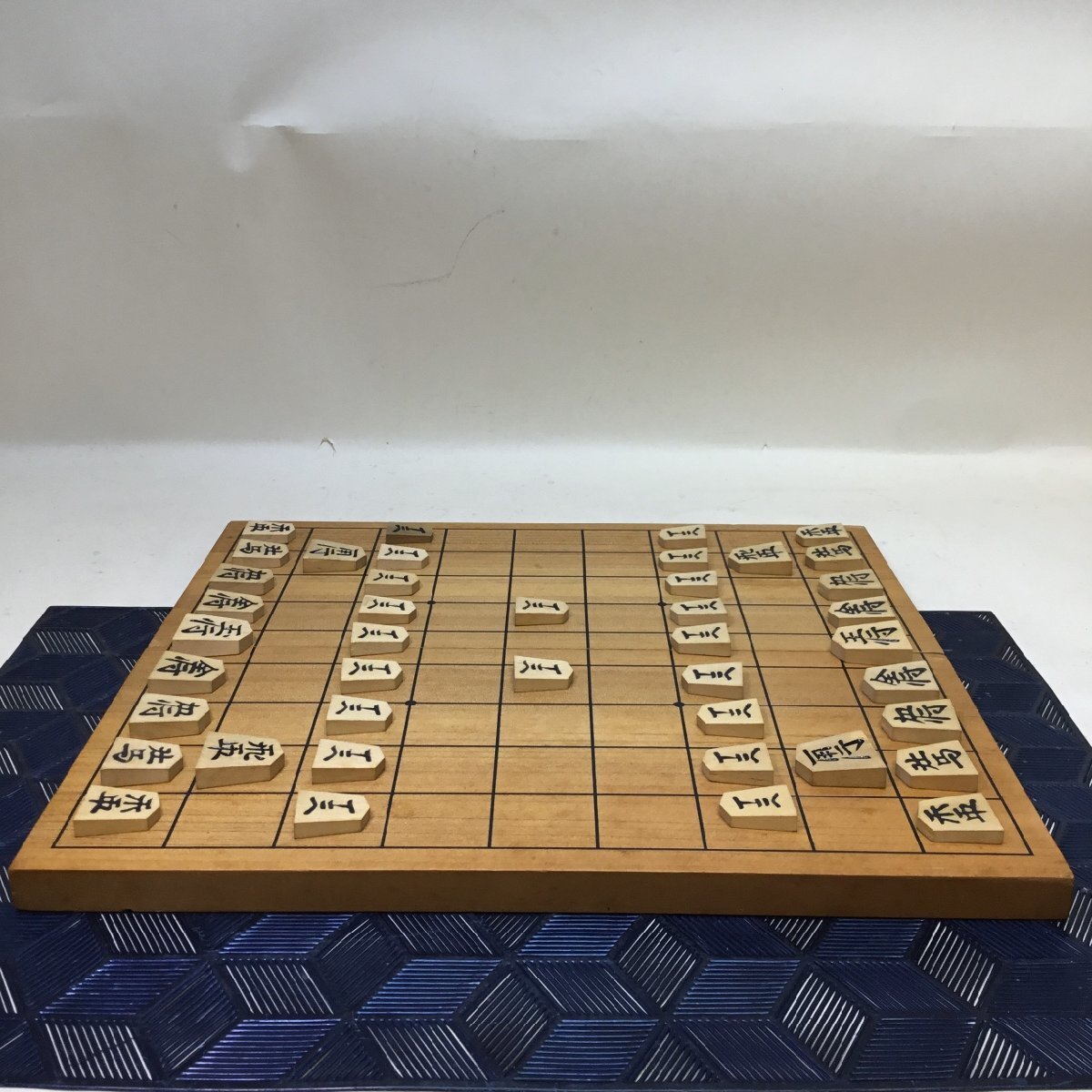 将棋 現状品/CH 将棋盤 将棋駒 将棋セット 盤サイズ約33cm×30cm