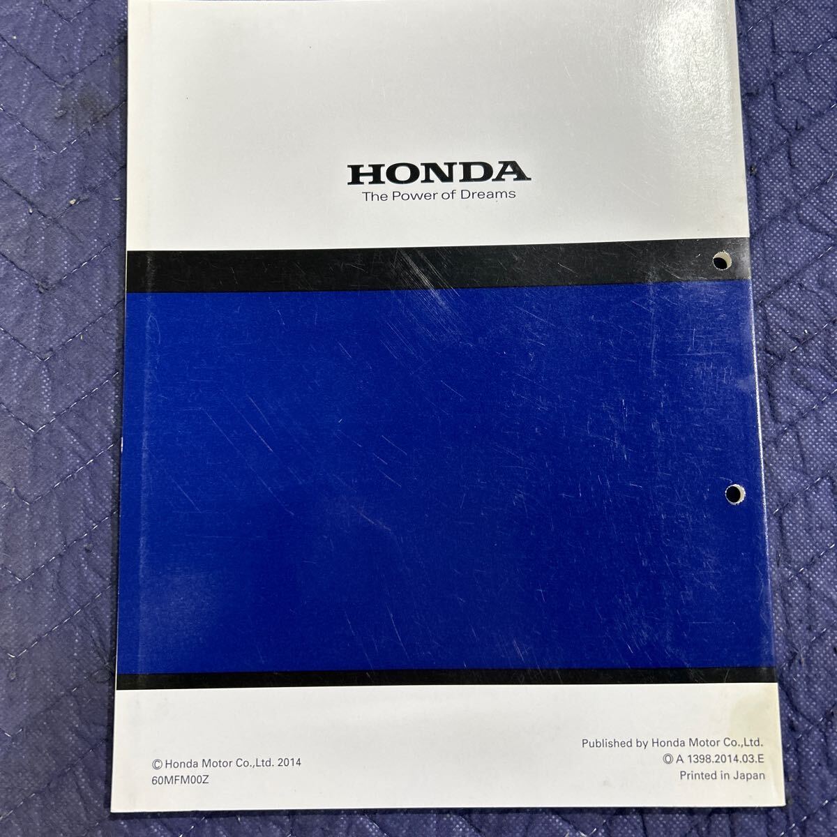 [929]HONDA service manual service book supplement version CB400SF /E Package CB400SUPER BOL\'DOR/Package EBL-NC42 H26 year 2 month issue 