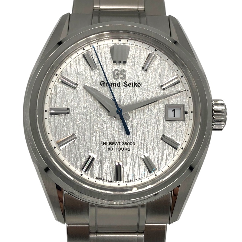  Seiko SEIKO Grand Seiko Evolution 9 mechanical high beet 36000 SLGH005 white birch dial SS wristwatch men's used 