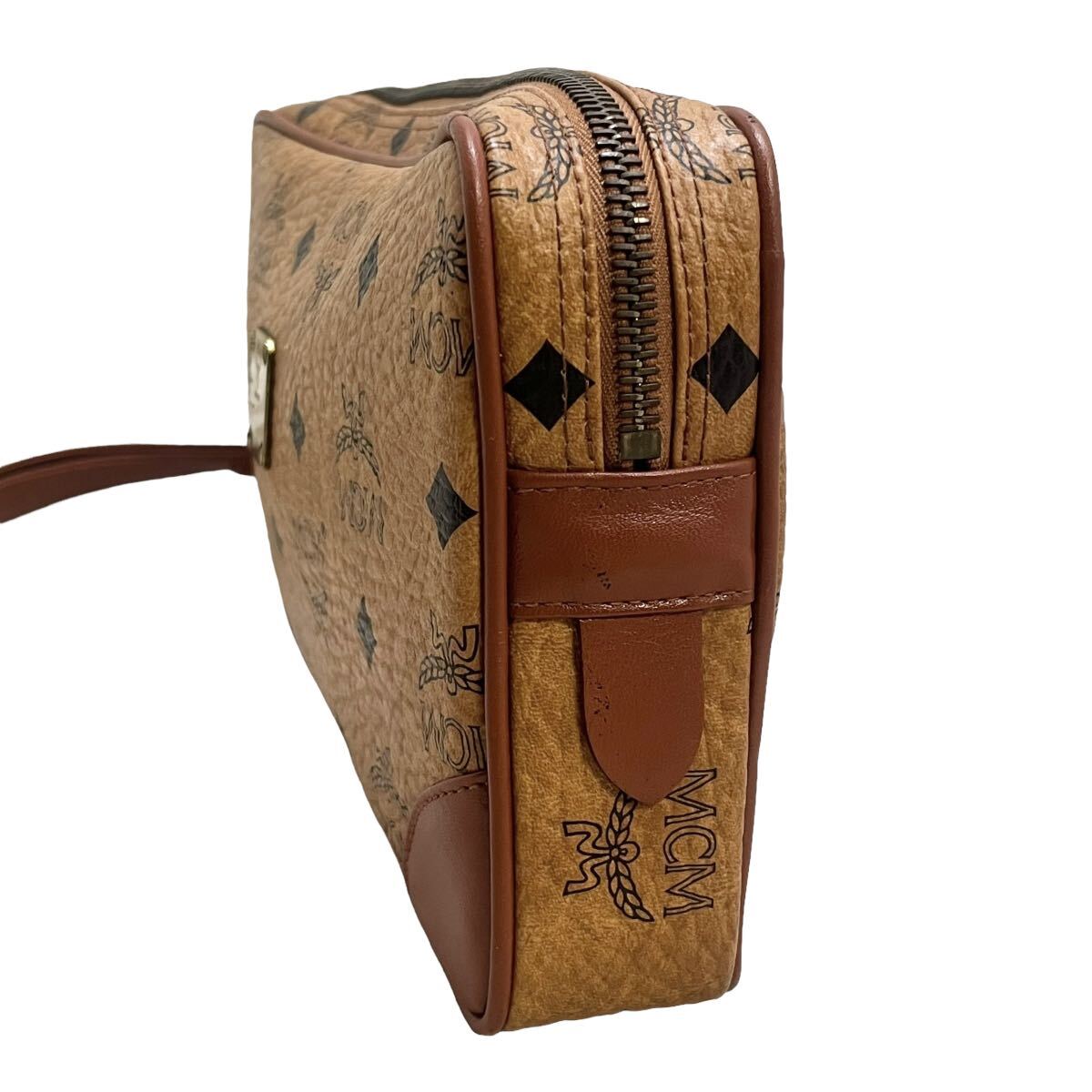 良品】MCM エムシーエム 総柄 セカンドバッグ クラッチバッグ 良品】MCM エムシーエム 総柄 セカンドバッグ クラッチバッグ