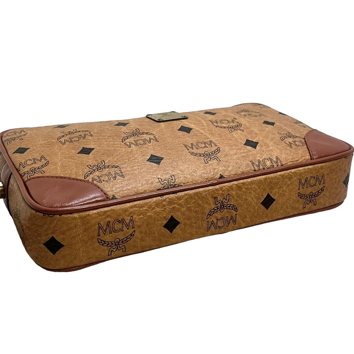 良品】MCM エムシーエム 総柄 セカンドバッグ クラッチバッグ 良品】MCM エムシーエム 総柄 セカンドバッグ クラッチバッグ