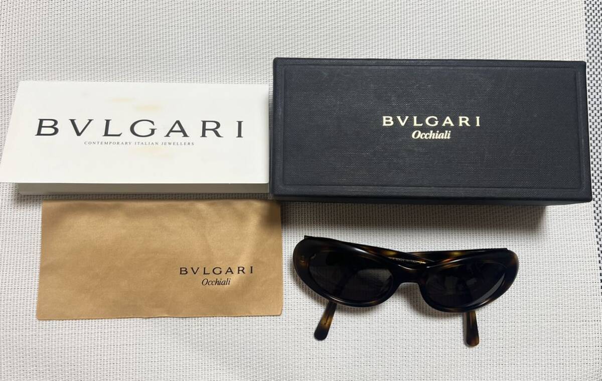 【訳あり】ブルガリ BVLGARI サングラス レディース B.zero1ロゴ ブラウン系