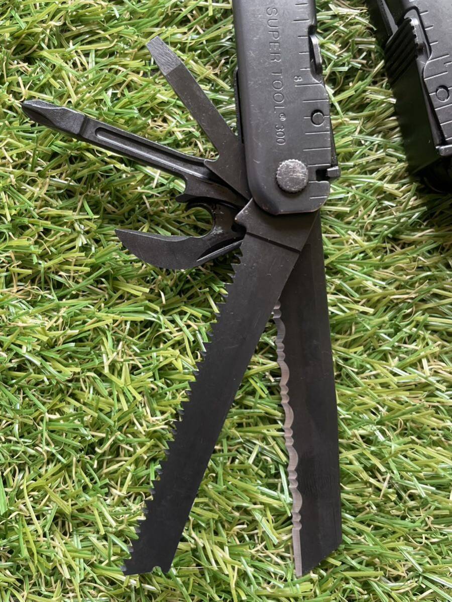 LEATHERMAN SUPERTOOL300 Black 専用ナイロン製シース付 LEATHERMAN SUPERTOOL300 Black 専用ナイロン製シース付
